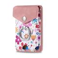 CaseNeo MC-W3 Portacarte magnetico con supporto ad anello - Rosa