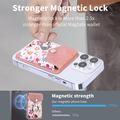 CaseNeo MC-W3 Portacarte magnetico con supporto ad anello - Rosa