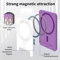 CaseNeo MC-W3 Portacarte magnetico con supporto ad anello - Viola
