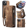 Custodia a Portafoglio Multifunzione 2-in-1 Caseme per iPhone 15 Plus - Marrone