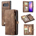 Custodia Multifunzionale Caseme 2-in-1 per Samsung Galaxy S10 - Marrone