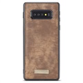 Custodia Multifunzionale Caseme 2-in-1 per Samsung Galaxy S10 - Marrone