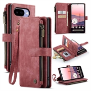 Custodia a Portafoglio Multifunzionale Caseme C30 per Google Pixel 10a - Rossa