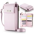 Borsa a tracolla universale Caseme ME50 con protezione RFID - 4"-7.3" - Rosa