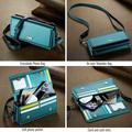 Borsa telefonica a tracolla 3 in 1 Caseme Me30 - 4"-7.5" - Verde