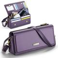 Borsa telefonica a tracolla 3 in 1 Caseme Me30 - 4"-7.5" - Viola