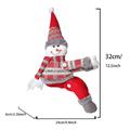Fermacurtaina decorativo in peluche a forma di personaggio dei cartoni animati natalizi – Babbo Natale