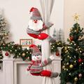 Fermacurtaina decorativo in peluche a forma di personaggio dei cartoni animati natalizi – Babbo Natale