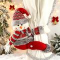 Fermacurtaina decorativo in peluche a forma di personaggio dei cartoni animati natalizi – Babbo Natale
