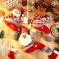 Fermacurtaina decorativo in peluche a forma di personaggio dei cartoni animati natalizi – Pupazzo di neve