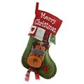 Calza di Natale con personaggio in 3D - 46x30cm