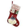 Calzetta di Natale con personaggio in 3D – 46x30cm - Babbo Natale