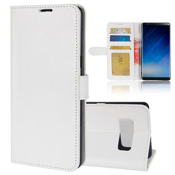 Custodia a Portafoglio Classica per Samsung Galaxy Note8 - Bianco