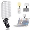 Luce selfie LED a clip per cellulari e computer portatili, ad es. iPhone, MacBook
