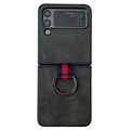 Pierre Cardin iPhone 11 Pro Max Leather Coated TPU Case - Black