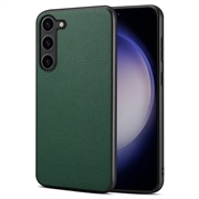Custodia Ibrida Rivestita per Samsung Galaxy S24 - Verde