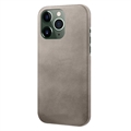 Custodia in Plastica Rivestita per iPhone 14 Pro Max - Grigio