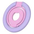Portacellulare magnetico a blocchi di colore - Compatibile con MagSafe - Viola