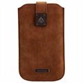 Custodia Universale per Smartphone Commander Milano - XXL 5.7 - Grigio Nubuk
