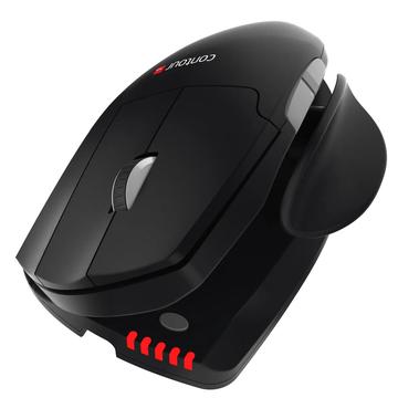 Mouse da gioco senza fili Contour Unimouse - Nero