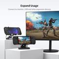Docking station con raffreddamento e hub USB per Asus ROG Ally X, Steam Deck, Nintendo Switch - Nero opaco