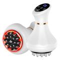 Massaggiatore senza fili 4 in 1 Bio-Pulse per terapia termica e luminosa - Bianco
