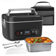 Contenitore termico elettrico senza fili da 80W - Nero