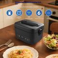 Contenitore termico elettrico senza fili da 80W - Nero
