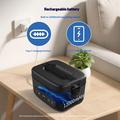 Contenitore termico elettrico senza fili da 80W - Nero