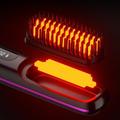 Pettine lisciante senza fili con display LCD e 3 impostazioni di temperatura