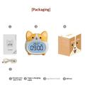 Sveglia a LED a forma di cane Corgi con luce notturna
