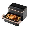 Friggitrice ad aria intelligente Cosori Dual Blaze TwinFry da 10l - 2800W - Nera