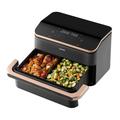 Friggitrice ad aria intelligente Cosori Dual Blaze TwinFry da 10l - 2800W - Nera