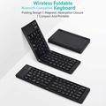 Coteci 64017 Tastiera Bluetooth pieghevole per Android, iOS, Windows - QWERTY - Nera