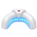 Mini lampada UV per unghie pieghevole a mezzaluna con display LCD - Bianco