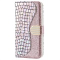 Custodia a Portafoglio Croco Bling per Samsung Galaxy A50