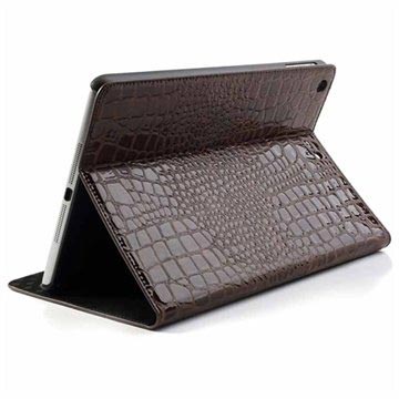 Custodia Folio per iPad Air - Coccodrillo - Marrone