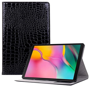 Samsung Galaxy Tab S5e Folio Case - Crocodile - Black