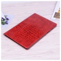 Samsung Galaxy Tab S5e Folio Case - Crocodile - Red