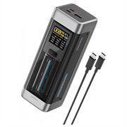 Power Bank Cuktech da 25000mAh con display TFT - 210W, PD3.1 - Nero