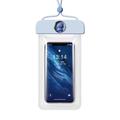 Custodia impermeabile per smartphone con orsetto carino - 7.2" - Blu