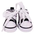 Mini scarpe da ginnastica stringate per Labubu 17cm - Nero