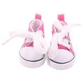 Mini scarpe da ginnastica allacciate per Labubu 17cm - Rosa caldo