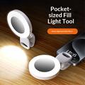 Luce di riempimento tascabile Cyke D6 con clip - Bianco