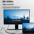 D0249 Adattatore USB-C 2 in 1 per occhiali AR e console di gioco - Nero / Bianco