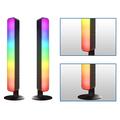 Barra luminosa LED RGB Smart D04 con telecomando - 2 pezzi - Nero