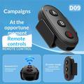 D09 Telecomando Bluetooth a 3 pulsanti per DJI, GoPro, Insta360 - Nero