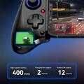 Controller da gioco D11S con ventola di raffreddamento per smartphone, tablet e Nintendo Switch - Nero