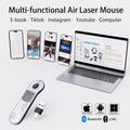 Telecomando wireless D13 Pro per presentazioni / Clicker PPT per TikTok - Grigio
