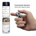 Telecomando wireless D13 Pro per presentazioni / Clicker PPT per TikTok - Grigio